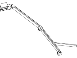 Thule Markisen Ersatzteile^Omnistor Gelenkarm links 8000 400-600
