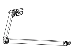 Thule Markisen Ersatzteile^Omnistor Gelenkarm rechts 6200 300-450