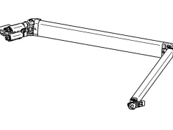 Thule Omnistor Gelenkarm links 6200 300-450< Markisen Ersatzteile