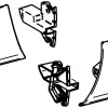 Thule Markisen Ersatzteile^Omnistor Set Endkappen Vorderschiene 5003 aluminium