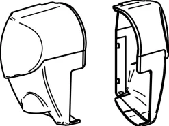 Thule Markisen Ersatzteile^Omnistor Set Endkappen Kassette 5003 Weiß