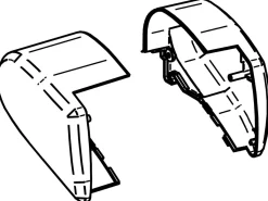 Thule Omnistor Set Endkappen Kassette 6300 aluminium< Markisen Ersatzteile