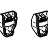 Thule Omnistor Set Halter Vorderschiene Tension Rafter 5003< Markisen Ersatzteile