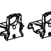 Thule Markisen Ersatzteile^Omnistor Set Halterung Kassette Tension Rafter 6300