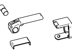Thule Markisen Ersatzteile^Omnistor Set höheverstellbare Clip V1 Stützfuß