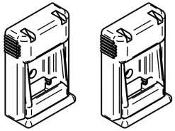 Thule Markisen Ersatzteile^Omnistor Set Wandhalter weiß