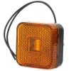 Tip-it Karosseriebeleuchtung|Karosseriebeleuchtung^65 x 65 mm Led-Seitenmarkierungsleuchte - Orange