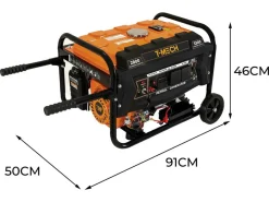 Monstershop T-Mech Tragbarer Benzingenerator - 3300 Watt< Generatoren