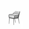 Garden Impressions Gartenstühle-Toledo Dining Stuhl - carbon black - rope dark grey - valley sand