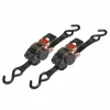 Markenlos Chassiszubehör^Toolland ARAT11X2 2-teiliger Spanngurt-Set mit Ratsche - 3 Meter