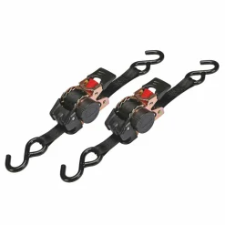 Markenlos Chassiszubehör^Toolland ARAT11X2 2-teiliger Spanngurt-Set mit Ratsche - 3 Meter