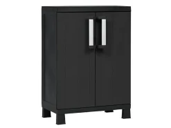 Toomax Auflagenboxen-Garage Midi niedrig Lagerschrank - Anthrazit