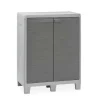Toomax Woody's XL niedrig Lagerschrank - Grey< Auflagenboxen