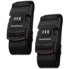 Travelhawk Koffer & Trolleys-Black Koffergurt - Set von 2