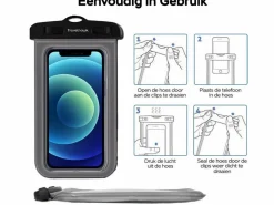 Travelhawk 2er-Set wasserdichte handyhülle< Reiseutensilien