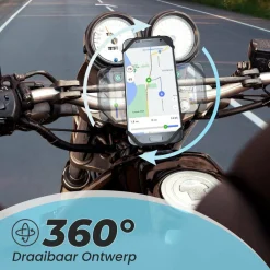 Travelhawk Fahrrad Handyhalterung - Black< Fahrrad Zubehör
