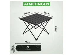 Travelhawk Rolltische-klappbarer Campingtisch - 56 x 40 cm