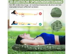 Travelhawk Selbstaufblasende Schlafmatten^Luftmatratze - Grün