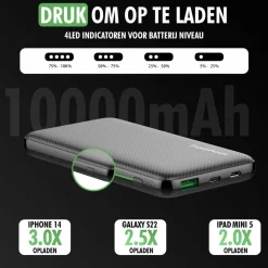 Travelhawk Powerbanks^Powerbank - 10.000mAh