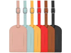 Travelhawk Koffer & Trolleys^PU Leather Kofferanhänger - Set von 6