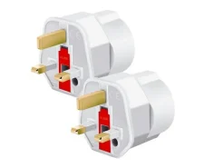 Travelhawk Schuko Stecker^UK Reiseadapter - Set von 2