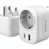 Travelhawk Schuko Stecker-UK Reiseadapter