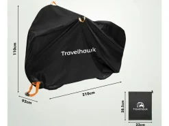 Travelhawk Fahrradschutzhüllen^Wasserdichtes Fahrradabdeckung - Black