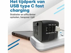 Travelhawk Weltstecker< Schuko Stecker