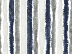 Travellife Insektenschutz-56 x 185 grau/weiß/blau Chenille-Vorhang