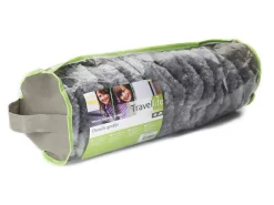 Travellife Insektenschutz-56 x 185 grau/weiß/blau Chenille-Vorhang