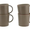 Travellife Avila Taupe Brown Becher – 4er-Set< Becher & Tassen
