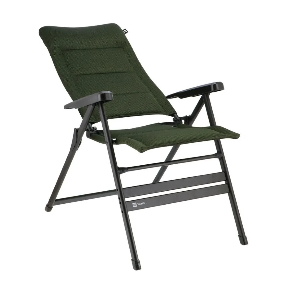 Travellife Barletta Comfort XL Klappstuhl - Green< Campingstühle Mit Verstellbarer Rückenlehne|Klappstühle