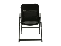 Travellife Campingstühle Mit Verstellbarer Rückenlehne|Klappstühle-Barletta Comfort M Black Klappstuhl
