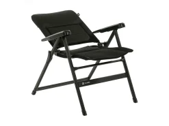 Travellife Campingstühle Mit Verstellbarer Rückenlehne|Klappstühle-Barletta Comfort M Black Klappstuhl