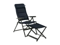 Travellife Barletta Comfort L Blue Klappstuhl< Campingstühle Mit Verstellbarer Rückenlehne|Klappstühle