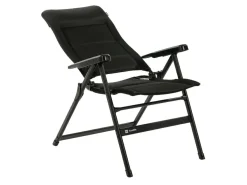 Travellife Barletta Comfort L Klappstuhl - Black< Campingstühle Mit Verstellbarer Rückenlehne|Klappstühle