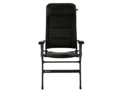 Travellife Barletta Comfort L Klappstuhl - Black< Campingstühle Mit Verstellbarer Rückenlehne|Klappstühle