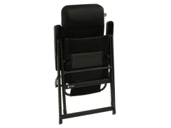 Travellife Barletta Comfort L Klappstuhl - Black< Campingstühle Mit Verstellbarer Rückenlehne|Klappstühle