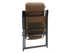 Travellife Campingstühle Mit Verstellbarer Rückenlehne|Klappstühle^Barletta Comfort L Klappstuhl - Brown