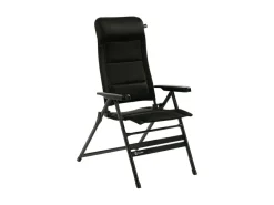 Travellife Campingstühle Mit Verstellbarer Rückenlehne|Klappstühle-Barletta Comfort XL Klappstuhl - Black