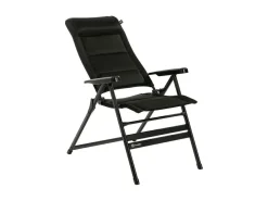 Travellife Campingstühle Mit Verstellbarer Rückenlehne|Klappstühle-Barletta Comfort XL Klappstuhl - Black