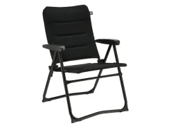 Travellife Barletta Compact Klappstuhl - Black< Campingstühle Mit Verstellbarer Rückenlehne|Klappstühle