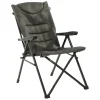 Travellife Barletta Cross Faltstuhl - Dark Grey< Campingstühle Mit Verstellbarer Rückenlehne|Faltstühle
