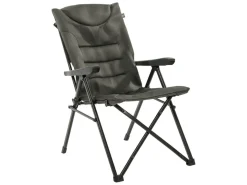 Travellife Barletta Cross Faltstuhl - Dark Grey< Campingstühle Mit Verstellbarer Rückenlehne|Faltstühle