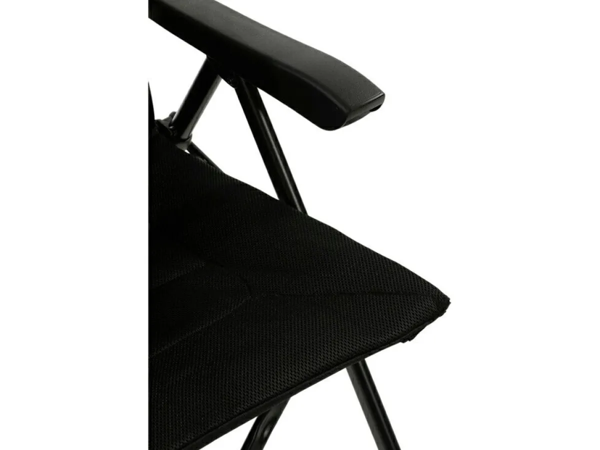 Travellife Barletta Stuhl - cross black< Campingstühle Mit Verstellbarer Rückenlehne|Faltstühle