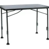 Travellife Höhenverstellbare Campingtische-Bellano sevelit 100 x 68 cm Tisch - Dark Grey