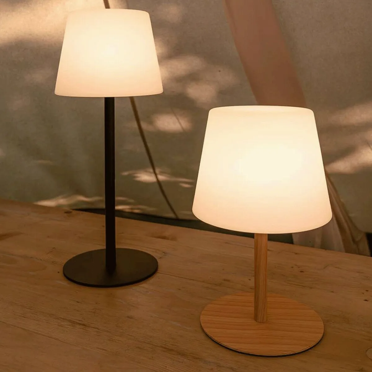 Travellife Elin Lampe - Woodlook/white< Laternen|Laternen