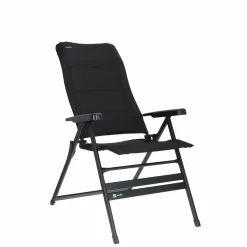 Travellife Festo XL 2er-Set Klappstühle - Graphite Black< Campingstühle Mit Verstellbarer Rückenlehne|Klappstühle