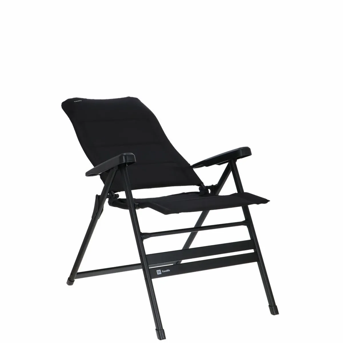 Travellife Festo XL 2er-Set Klappstühle - Graphite Black< Campingstühle Mit Verstellbarer Rückenlehne|Klappstühle