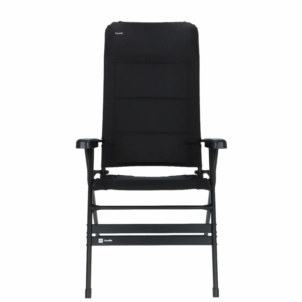 Travellife Festo XL 2er-Set Klappstühle - Graphite Black< Campingstühle Mit Verstellbarer Rückenlehne|Klappstühle
